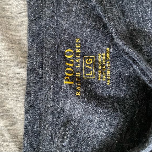 Polo Long Sleeve Tee (Gray) - Picture 5 of 7